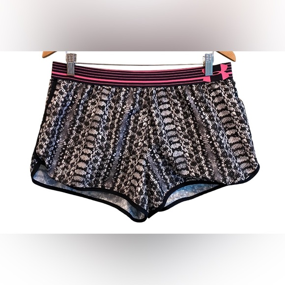 Under Armour: Snakeskin Print Athletic Track Shorts - Picture 5 of 14
